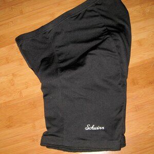 Schwinn Size L Womens Black Active Padded Bike Cycling Performance Shorts Good